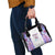 Custom New Zealand Aotearoa Shoulder Handbag Pink Maori Paua Shell Indigenous - Polynesian Pride