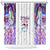 Custom New Zealand Aotearoa Shower Curtain Pink Maori Paua Shell Indigenous - Polynesian Pride