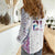 Custom New Zealand Aotearoa Women Casual Shirt Pink Maori Paua Shell Indigenous - Polynesian Pride