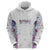 Custom New Zealand Aotearoa Zip Hoodie Pink Maori Paua Shell Indigenous - Polynesian Pride