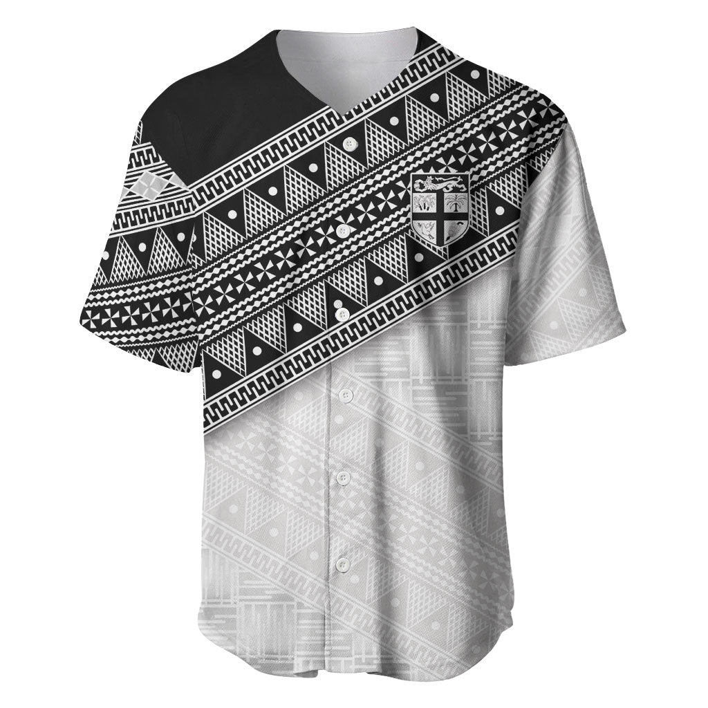 2026 Autumn Rugby Nations Fiji Custom Baseball Jersey Fijian Tapa Tribal Lauhala Inspired