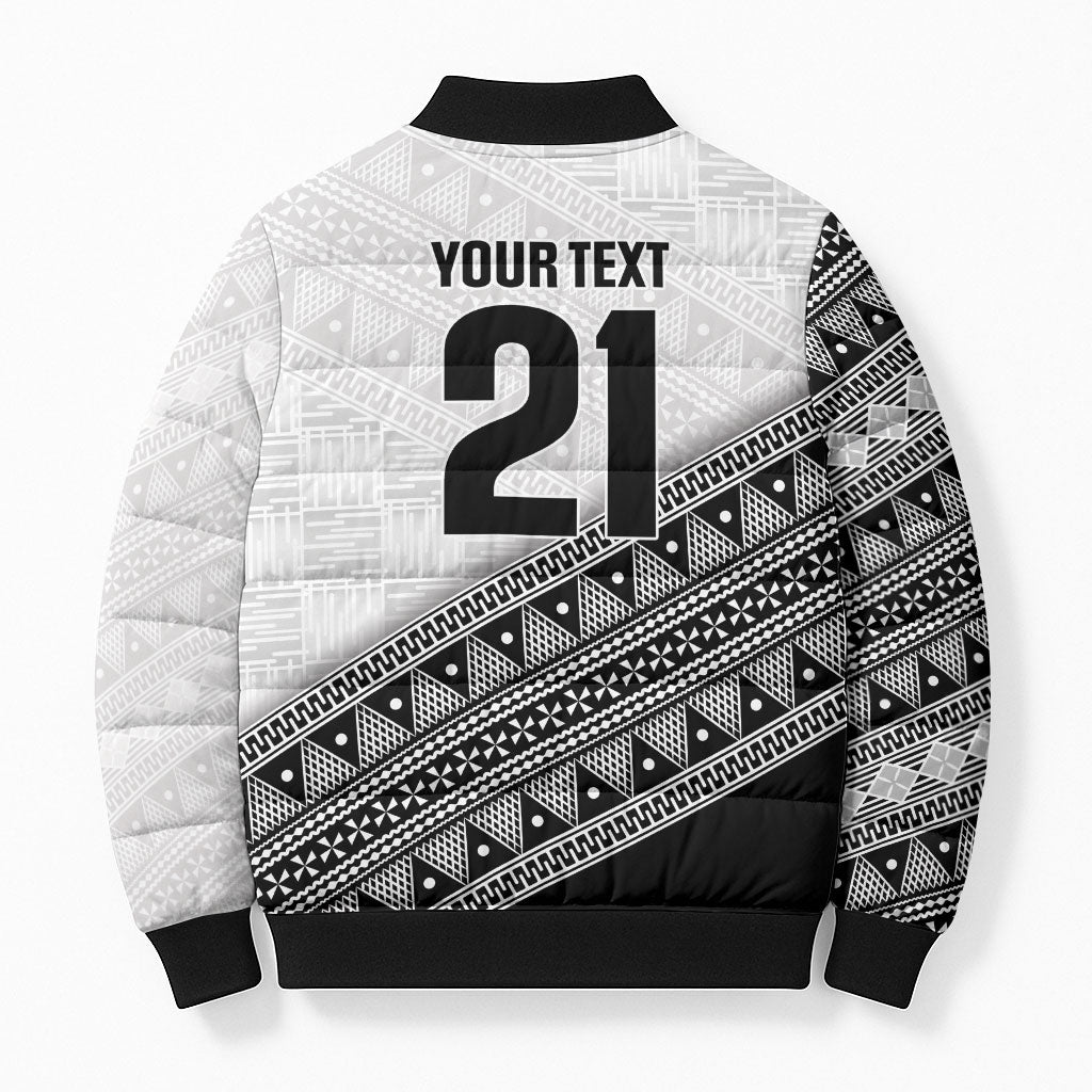 2026 Autumn Rugby Nations Fiji Custom Bomber Puffer Jacket Fijian Tapa Tribal Lauhala Inspired LT9 - Polynesian Pride