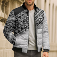 2026 Autumn Rugby Nations Fiji Custom Bomber Puffer Jacket Fijian Tapa Tribal Lauhala Inspired LT9 - Polynesian Pride
