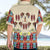 Papua Batik Motif Bird Of Paradise and Native Papuan Shield Hawaiian Shirt LT9 - Polynesian Pride