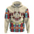 Papua Batik Motif Bird Of Paradise and Native Papuan Shield Hoodie LT9 - Polynesian Pride