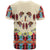 Papua Batik Motif Bird Of Paradise and Native Papuan Shield T Shirt LT9 - Polynesian Pride