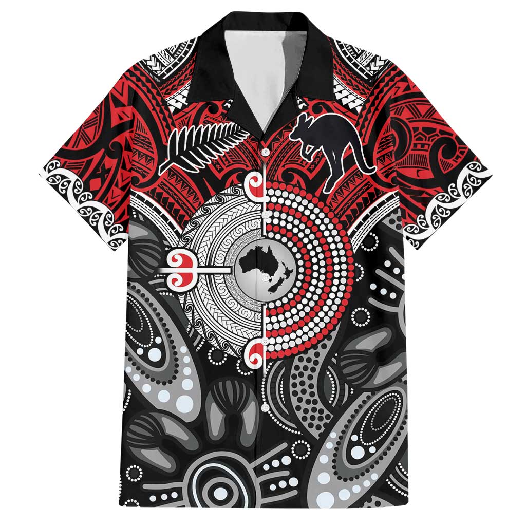 Aotearoa and Australia Hawaiian Shirt New Zealand Honour The Treaty Ake!Ake!Ake!