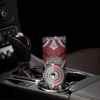 Aotearoa and Australia Skinny Tumbler New Zealand Honour The Treaty Ake!Ake!Ake! LT9 - Polynesian Pride