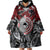 Aotearoa and Australia Wearable Blanket Hoodie New Zealand Honour The Treaty Ake!Ake!Ake!