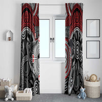 Aotearoa and Australia Window Curtain New Zealand Honour The Treaty Ake!Ake!Ake!