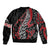 Koru Fern New Zealand Bomber Jacket Maori Tribal Pattern