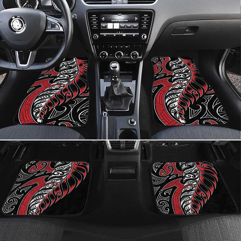 Koru Fern New Zealand Car Mats Maori Tribal Pattern