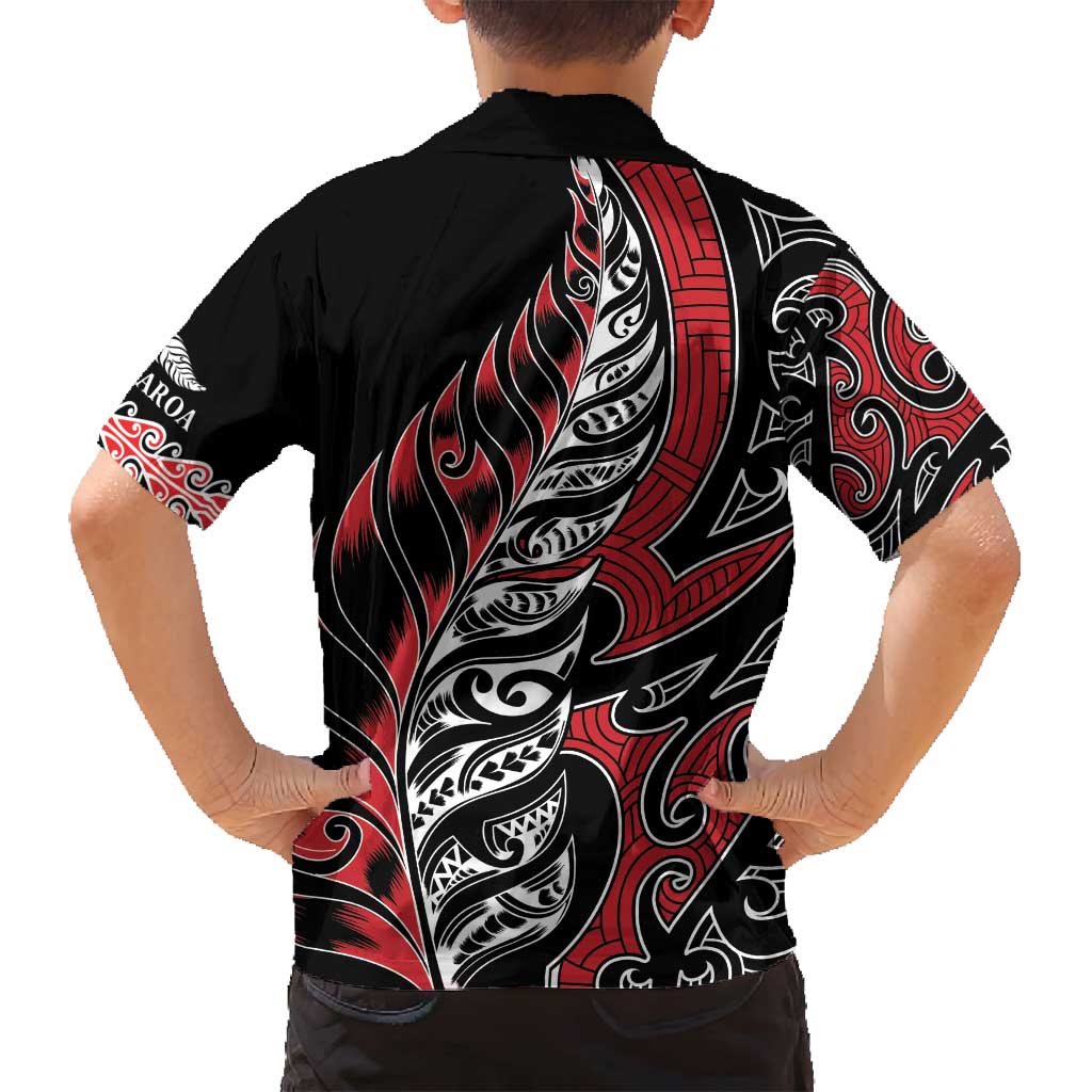 Koru Fern New Zealand Family Matching Summer Maxi Dress and Hawaiian Shirt Maori Tribal Pattern LT9 - Polynesian Pride