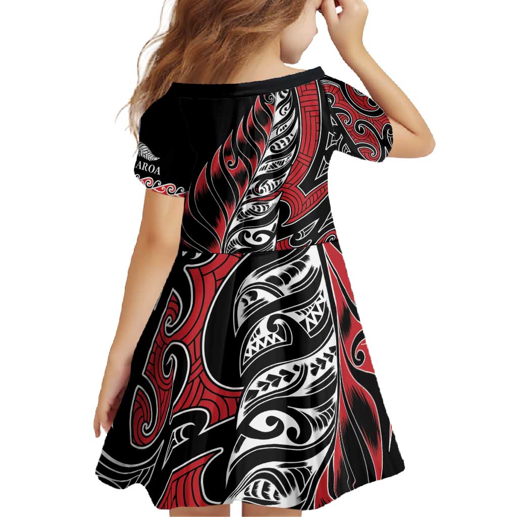 Koru Fern New Zealand Family Matching Summer Maxi Dress and Hawaiian Shirt Maori Tribal Pattern LT9 - Polynesian Pride