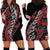 Koru Fern New Zealand Hoodie Dress Maori Tribal Pattern