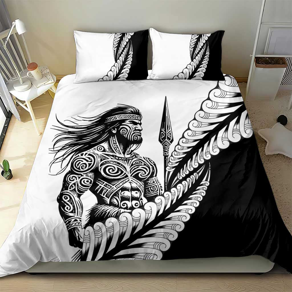 Koru Fern New Zealand Maori Tribal Warrior Bedding Set
