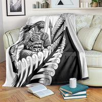Koru Fern New Zealand Maori Tribal Warrior Blanket
