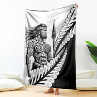 Koru Fern New Zealand Maori Tribal Warrior Blanket