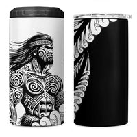 Koru Fern New Zealand Maori Tribal Warrior 4 in 1 Can Cooler Tumbler