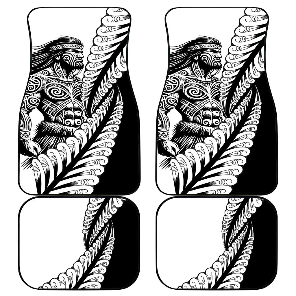 Koru Fern New Zealand Maori Tribal Warrior Car Mats