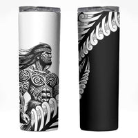 Koru Fern New Zealand Maori Tribal Warrior Skinny Tumbler