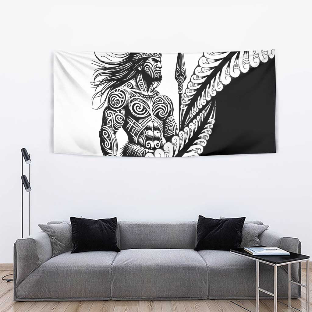 Koru Fern New Zealand Maori Tribal Warrior Tapestry