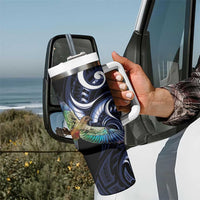 New Zealand Kea Bird Personalised Tumbler With Handle Maori Tribal Koru Art