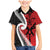 Silver Fern Koru Swirls with Maori Ta Moko Family Matching Mermaid Dress and Hawaiian Shirt