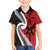 Silver Fern Koru Swirls with Maori Ta Moko Hawaiian Shirt