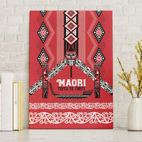Toitu Te Tiriti Waitangi Canvas Wall Art Red Wharenui House - Polynesian Pride