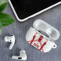 Toitu Te Tiriti Waitangi AirPods Case White Wharenui House - Polynesian Pride