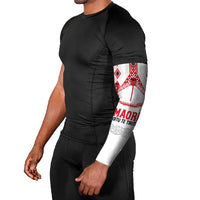 Toitu Te Tiriti Waitangi Arm Sleeves White Wharenui House - Polynesian Pride