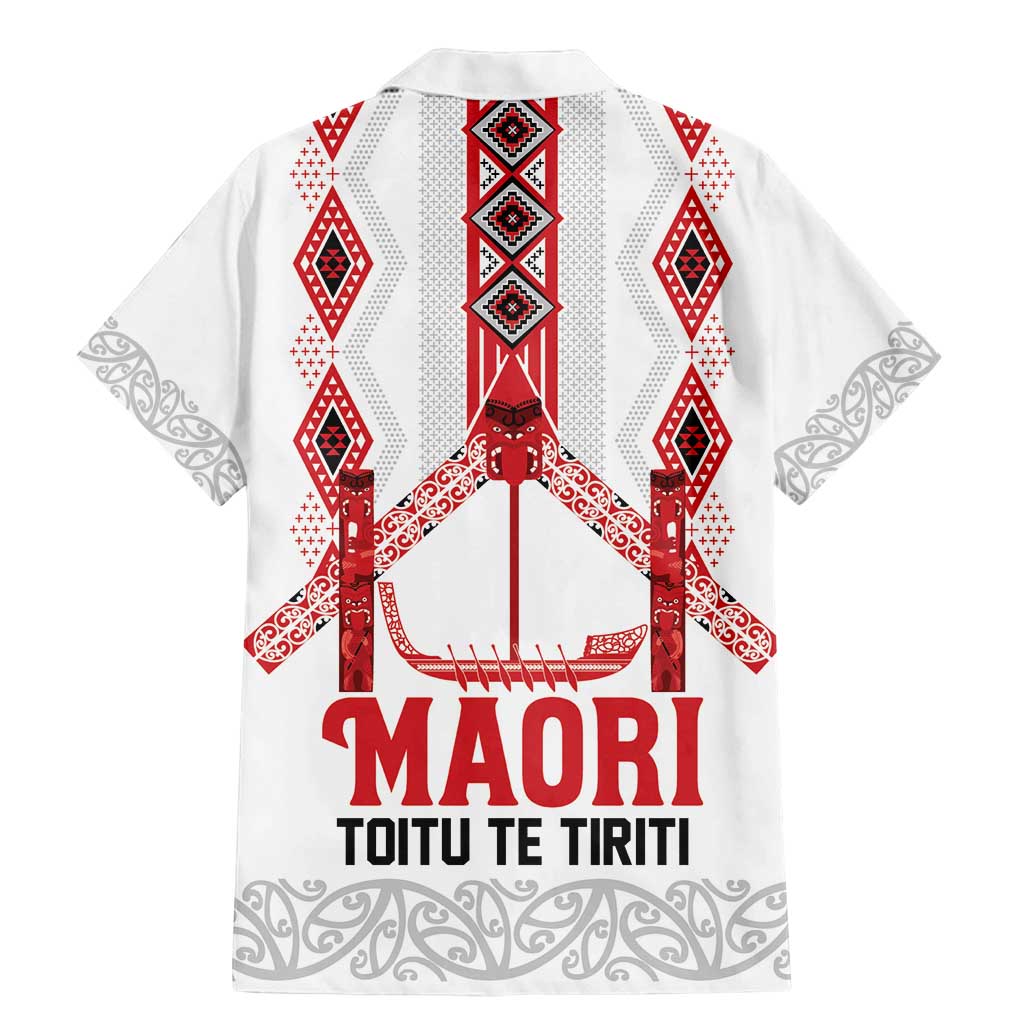 Toitu Te Tiriti Waitangi Family Matching Mermaid Dress and Hawaiian Shirt White Wharenui House LT9 - Polynesian Pride
