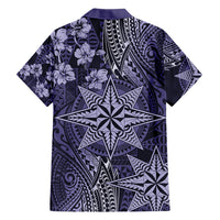 Vintage Tonga Tribal Ngatu Pattern Family Matching Short Sleeve Bodycon Dress and Hawaiian Shirt With Pacific Floral Pink Art LT9 - Polynesian Pride