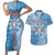 Personalised Tonga Apifo'ou College Couples Matching Short Sleeve Bodycon Dress and Hawaiian Shirt Since 1865 Special Kupesi Pattern