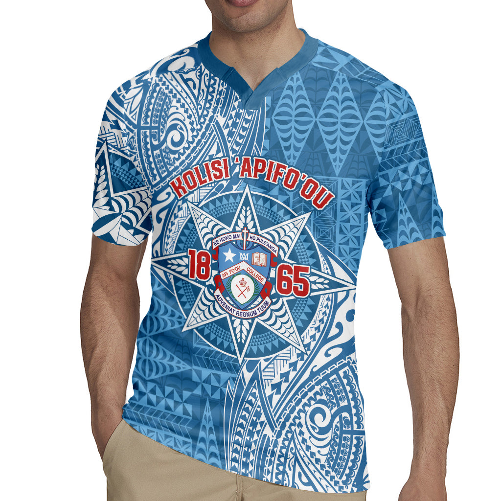 Personalised Tonga Apifo'ou College Rugby Jersey Since 1865 Special Kupesi Pattern