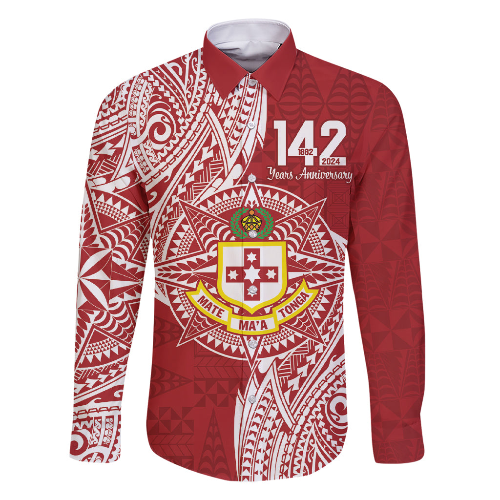 Personalised Kolisi Tonga Atele 142nd Anniversary Family Matching Short Sleeve Bodycon Dress and Hawaiian Shirt Special Kupesi Pattern