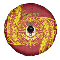 Personalised Kolisi Tonga Atele Spare Tire Cover Since 1882 Simple Ngatu Pattern