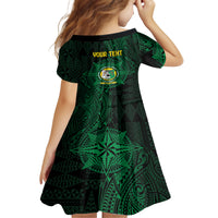 Personalised Tonga Liahona High School 76th Anniversary Family Matching Puletasi and Hawaiian Shirt Special Kupesi Pattern LT9 - Polynesian Pride