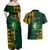 Personalised Tonga Liahona High School Couples Matching Off Shoulder Maxi Dress and Hawaiian Shirt Since 1948 Special Kupesi Pattern