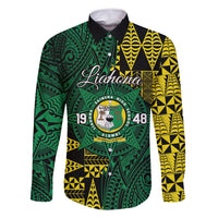 Personalised Tonga Liahona High School Family Matching Mermaid Dress and Hawaiian Shirt Since 1948 Special Kupesi Pattern