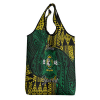 Personalised Tonga Liahona High School Grocery Bag Since 1948 Special Kupesi Pattern