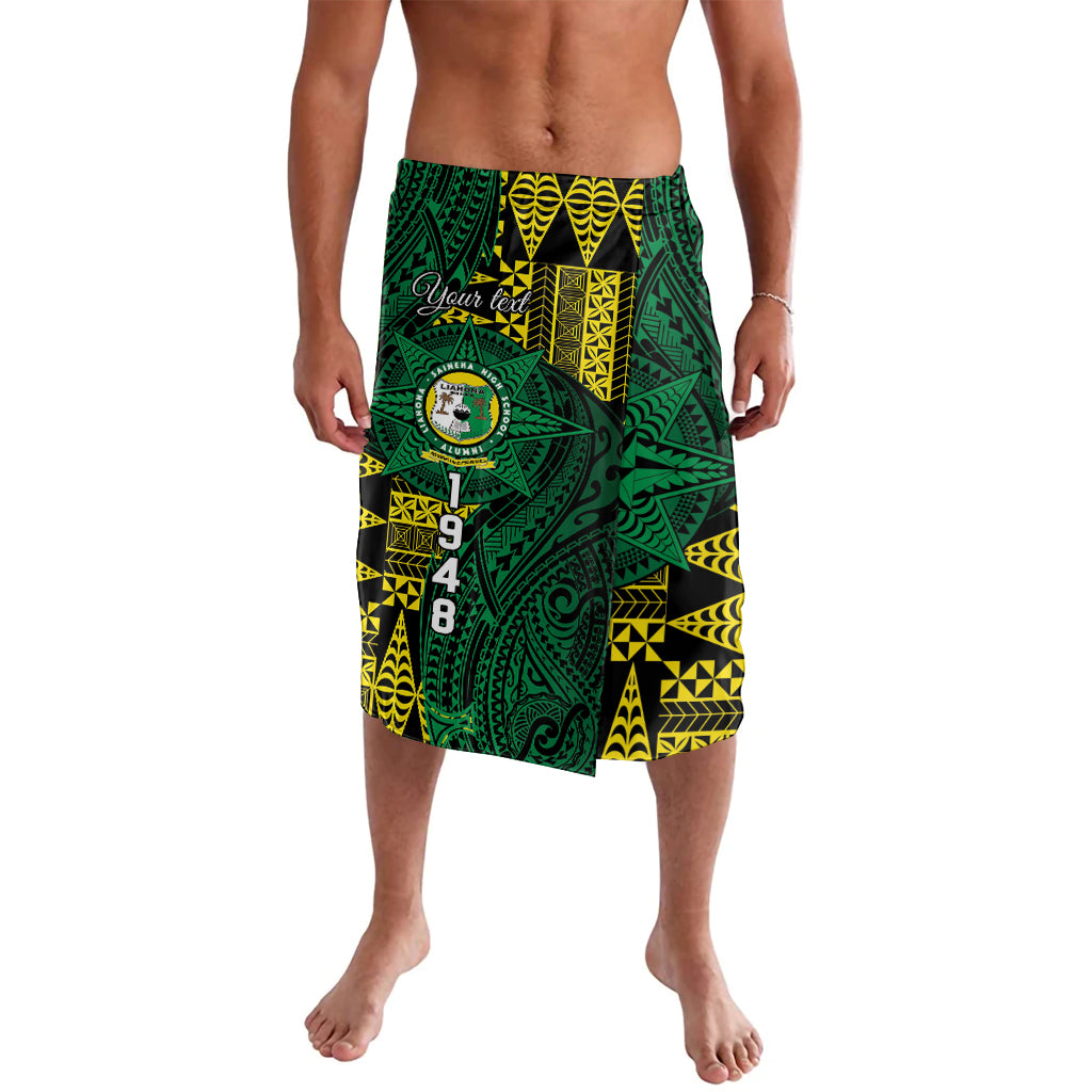 Personalised Tonga Liahona High School Lavalava Since 1948 Special Kupesi Pattern