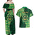 Personalised Tonga Saineha High School Couples Matching Off Shoulder Maxi Dress and Hawaiian Shirt Since 1978 Special Kupesi Pattern