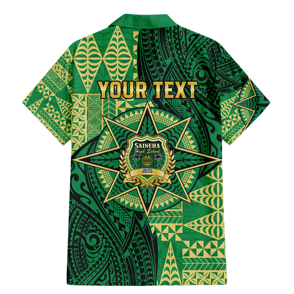 Personalised Tonga Saineha High School Family Matching Mermaid Dress and Hawaiian Shirt Since 1978 Special Kupesi Pattern