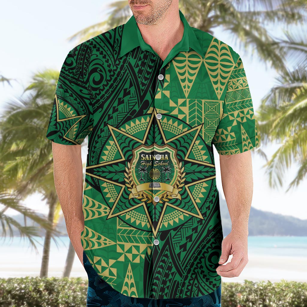 Personalised Tonga Saineha High School Hawaiian Shirt Since 1978 Special Kupesi Pattern
