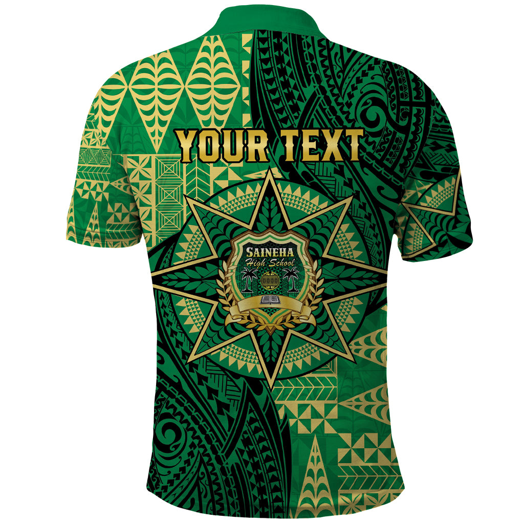 Personalised Tonga Saineha High School Polo Shirt Since 1978 Special Kupesi Pattern