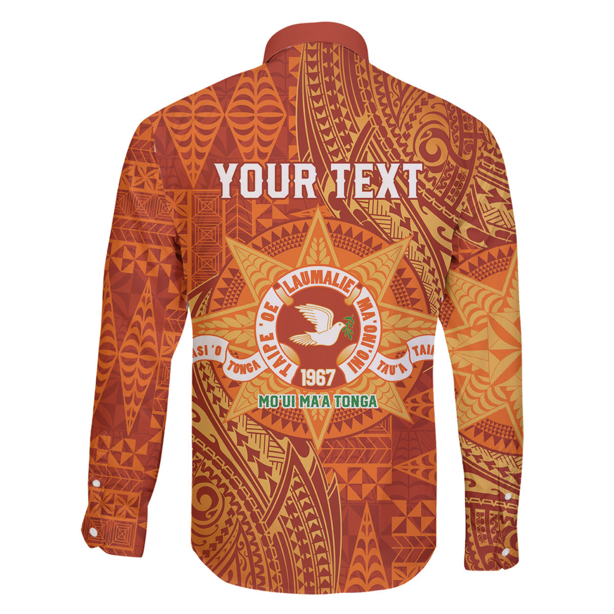 Personalised Tonga Tailulu College Family Matching Puletasi and Hawaiian Shirt Since 1967 Special Kupesi Pattern Version 1
