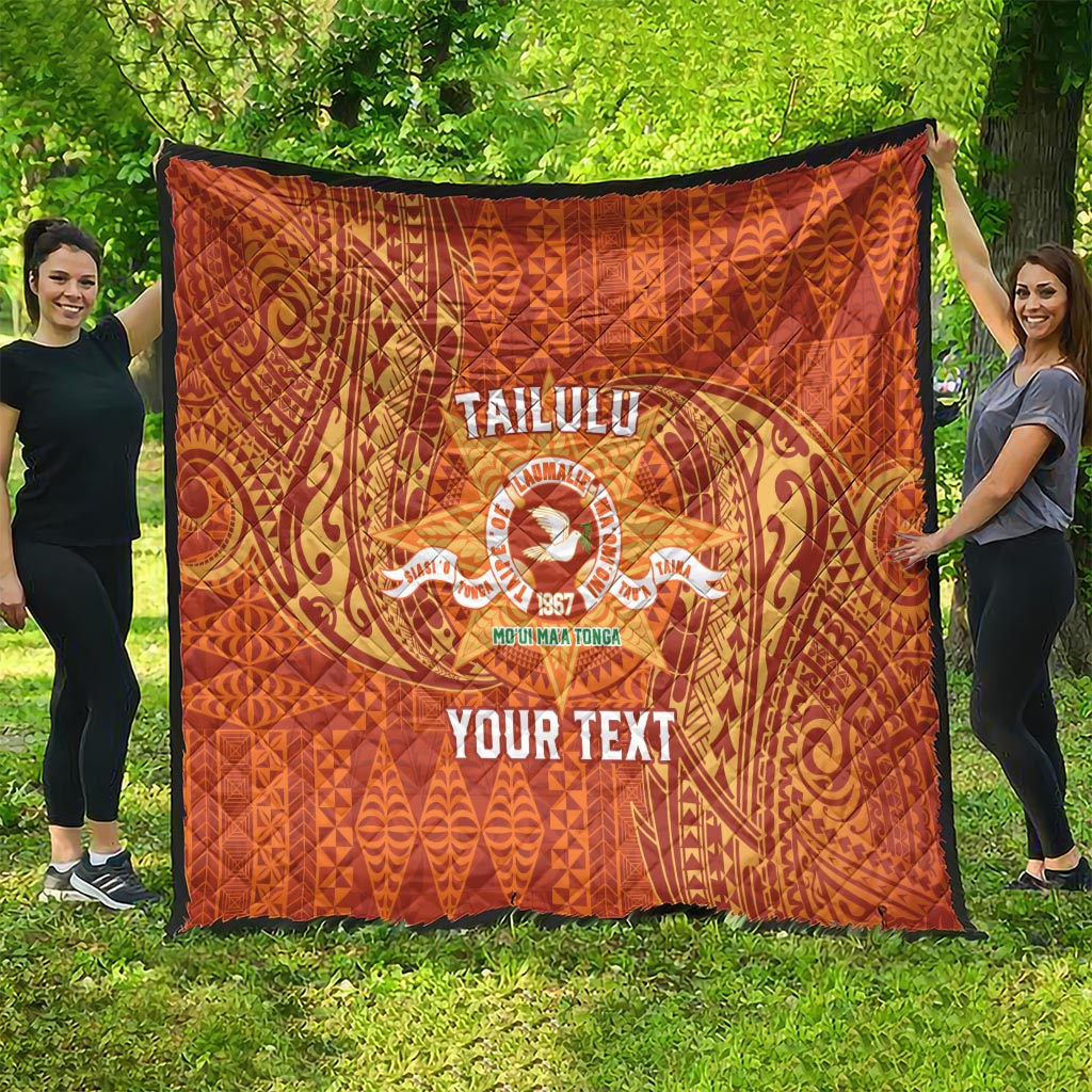 Personalised Tonga Tailulu College Quilt Since 1967 Special Kupesi Pattern Version 1