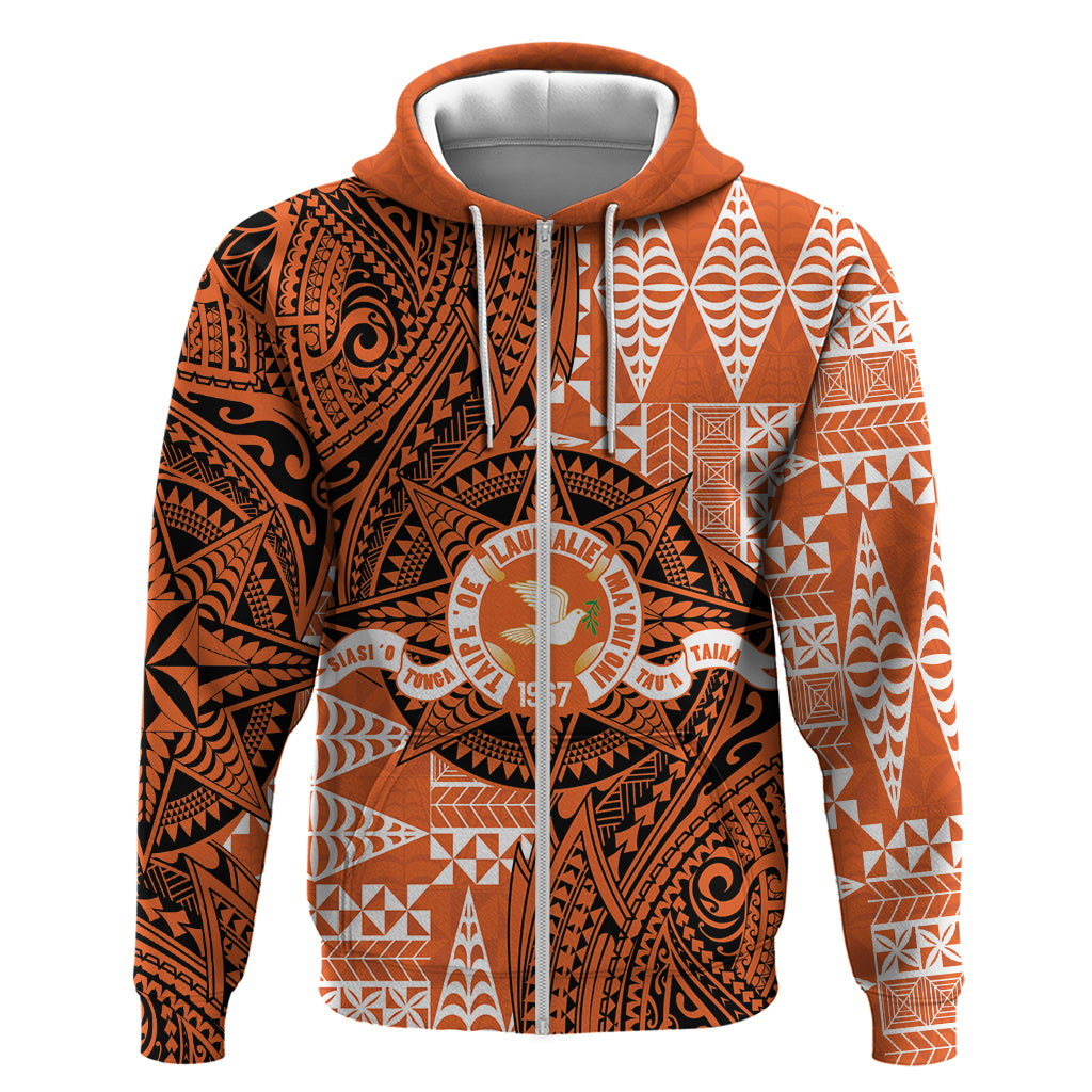 Personalised Tonga Tailulu College Hoodie Since 1967 Special Kupesi Pattern Version 2